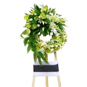 A standing spray of sincere respect 2