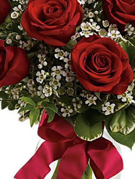 Classic Red Roses Bouquet – 12, 24, 48, or 99 Stems