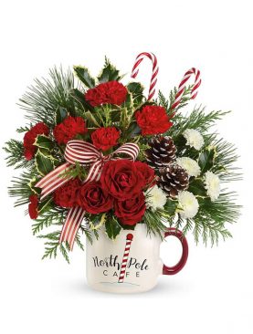 Red Holiday Joy Bouquet #2